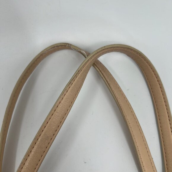 Coach Orange Pink Striped Leather Tote | Good Condition - Picture 3 of 9